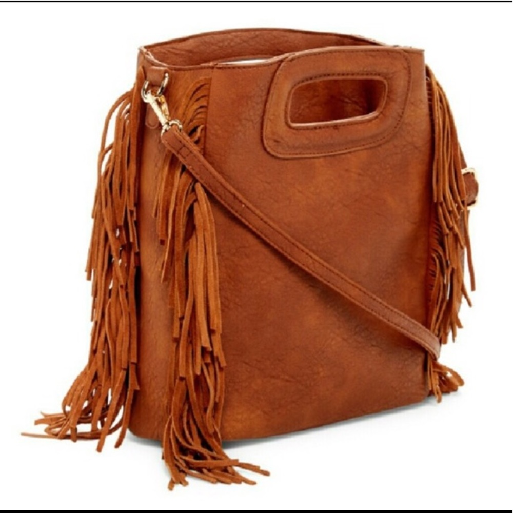 Honora Fringe Suedette Bag - Picture 2 of 2